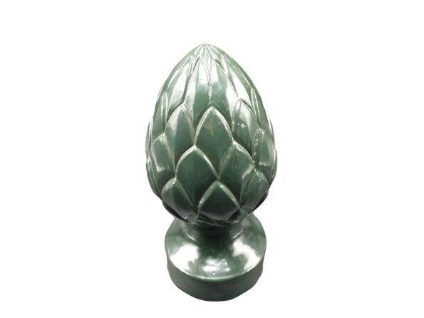Traditec-Keramische-dakpiron-artisjok-klein-groen-