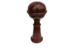 Traditec Keramische dakpiron kegel met bol natuurrood