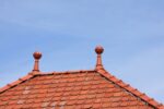 Traditec Keramische dakpiron kegel met bol natuurrood