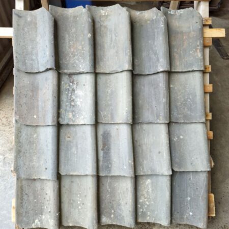 Oud-Hollandse-dakpan-strengpers-blauw-gesmoord