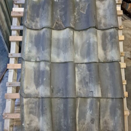 JD OVH dakpan blauw gesmoord