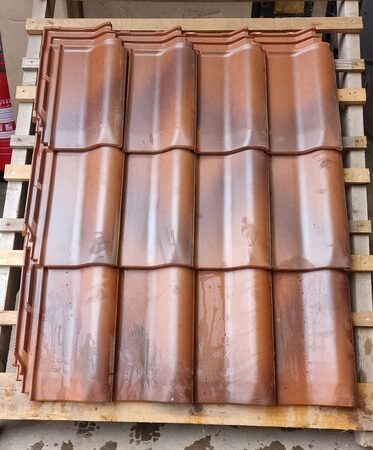 Walther W5 dakpan antiek rood